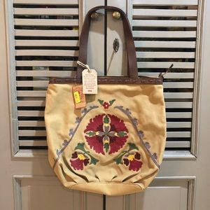 Lucky brand large tote purse boho bag New!